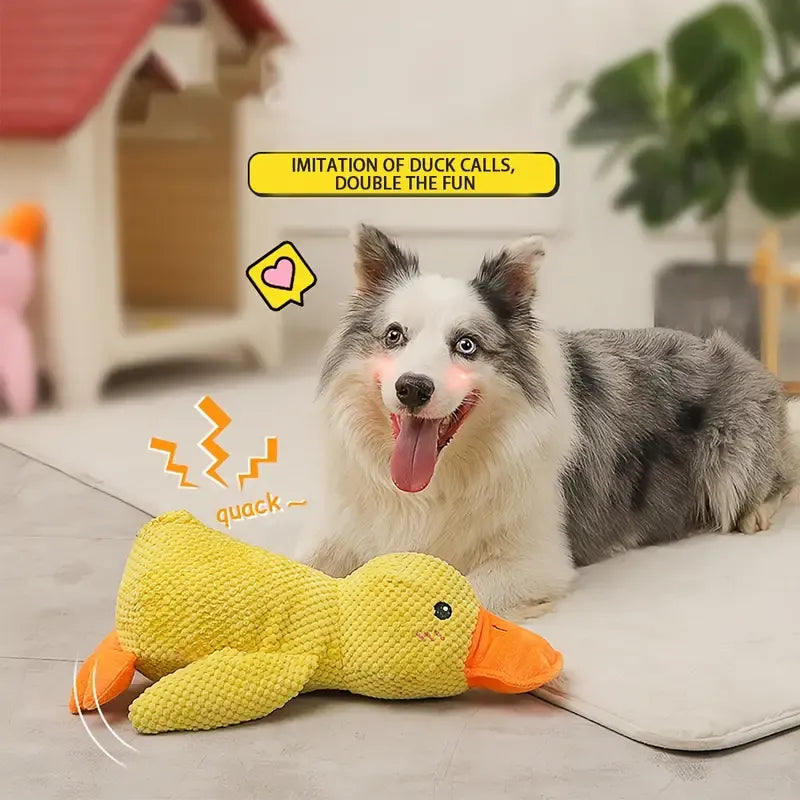 Extra Durable Calming Plush Duck Toy for Dogs of All Sizes