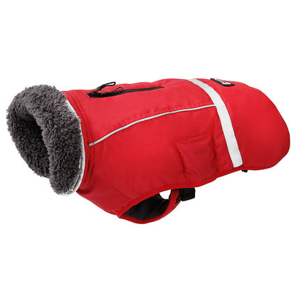 Waterproof Dog Coat for Large Dogs – Reflective Insulated Winter Jacket
