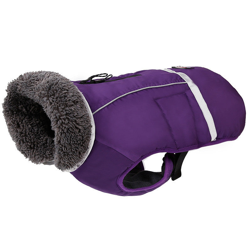 Waterproof Dog Coat for Large Dogs – Reflective Insulated Winter Jacket
