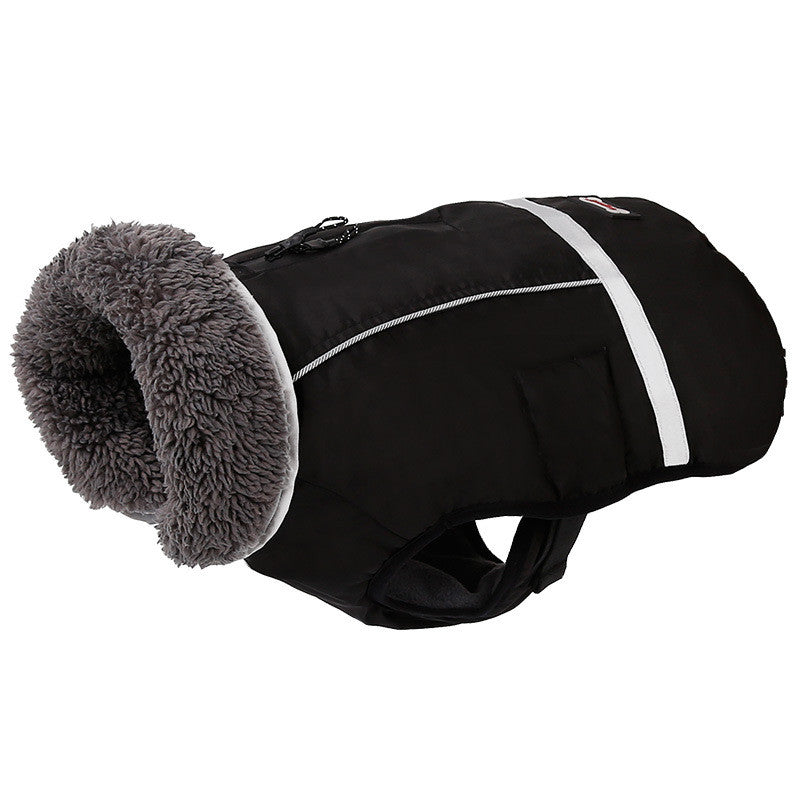 Waterproof Dog Coat for Large Dogs – Reflective Insulated Winter Jacket