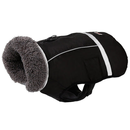 Waterproof Dog Coat for Large Dogs – Reflective Insulated Winter Jacket