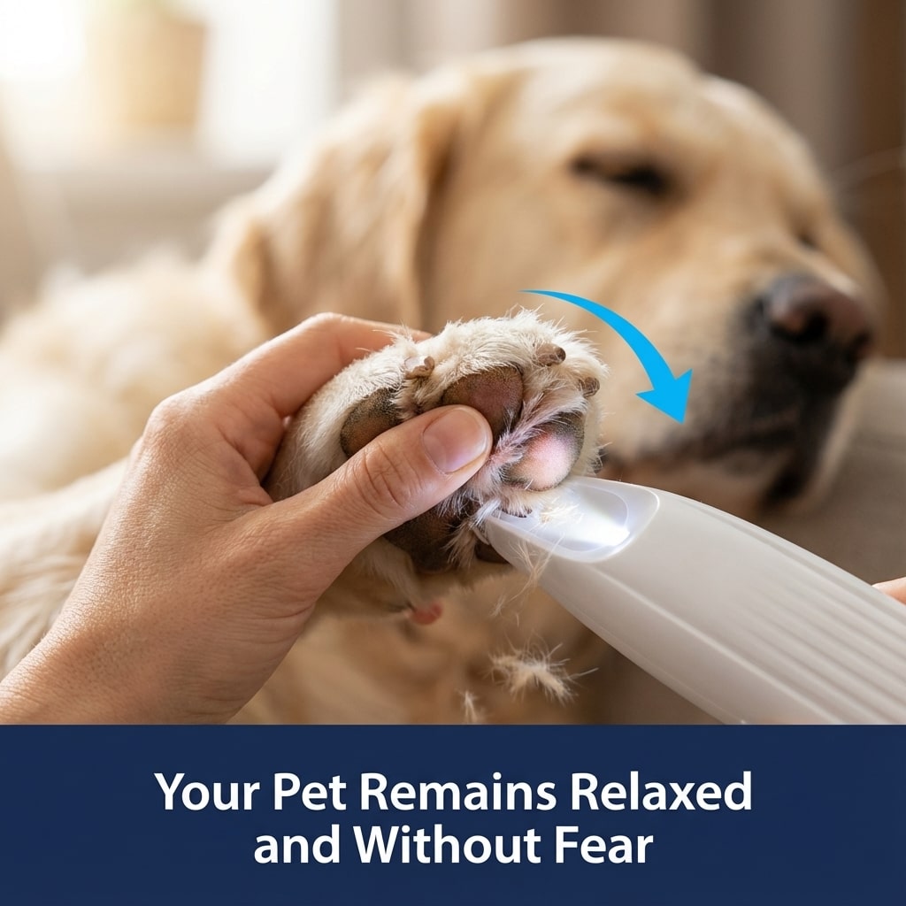 PawTrimmer Max™ Silent Dog Paw Trimmer | Low-Noise Pet Grooming Tool for Safe Paw Care