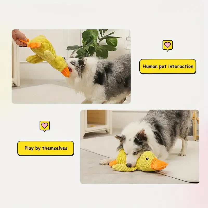 Extra Durable Calming Plush Duck Toy for Dogs of All Sizes