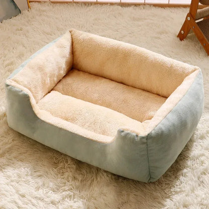 Calming Plush Cat Bed – Ultra Soft Warm Donut Nest for Cats & Small Dogs