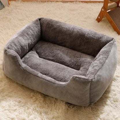 Calming Plush Cat Bed – Ultra Soft Warm Donut Nest for Cats & Small Dogs